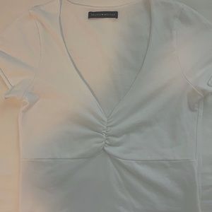 NWOT BRANDY MELLVILE Gina Top in White